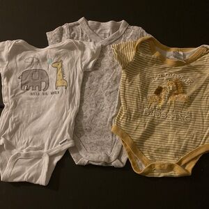 Baby One Piece Set - Animal printed bundle!